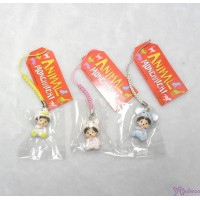 Monchhichi 3cm Mini Mascot Phone Strap Duck Pig Mouse 吊飾 237170+80+90